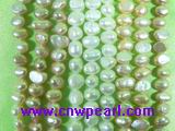 6-7mm nugget freshwater pearl strands